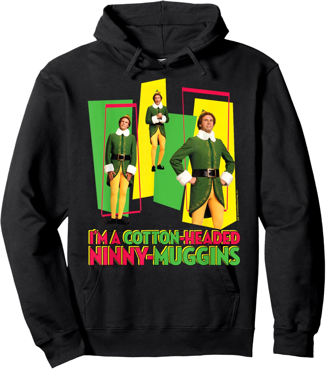 Elf - Cotton Headed Ninny Muggins Hoodie - Hoodie | Black