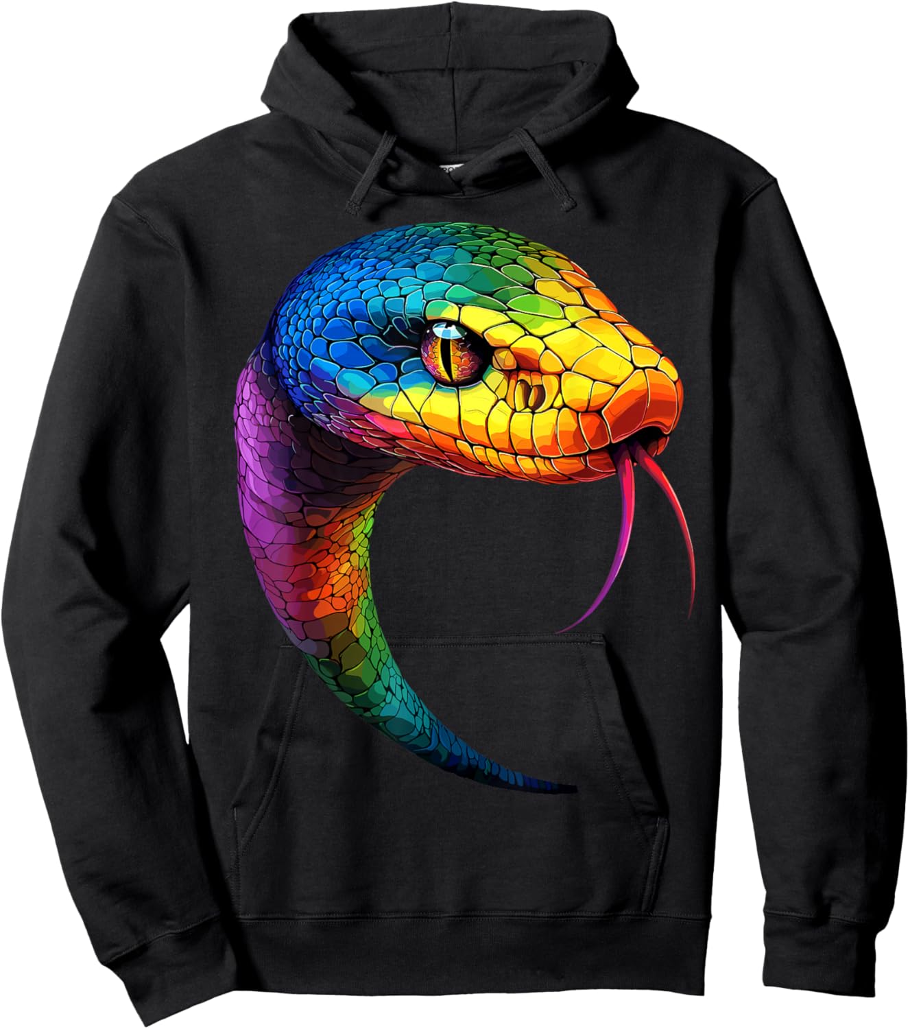 Schlange Python Kobra Mamba Klapperschlange Süße Schlangen Hoodie - Hoodie | Black
