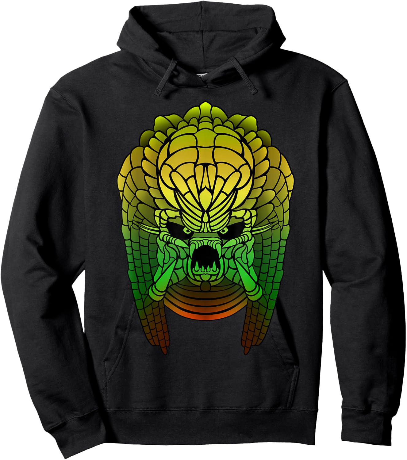 Yautja. Sci-fi monster design. Hoodie - Hoodie | Black