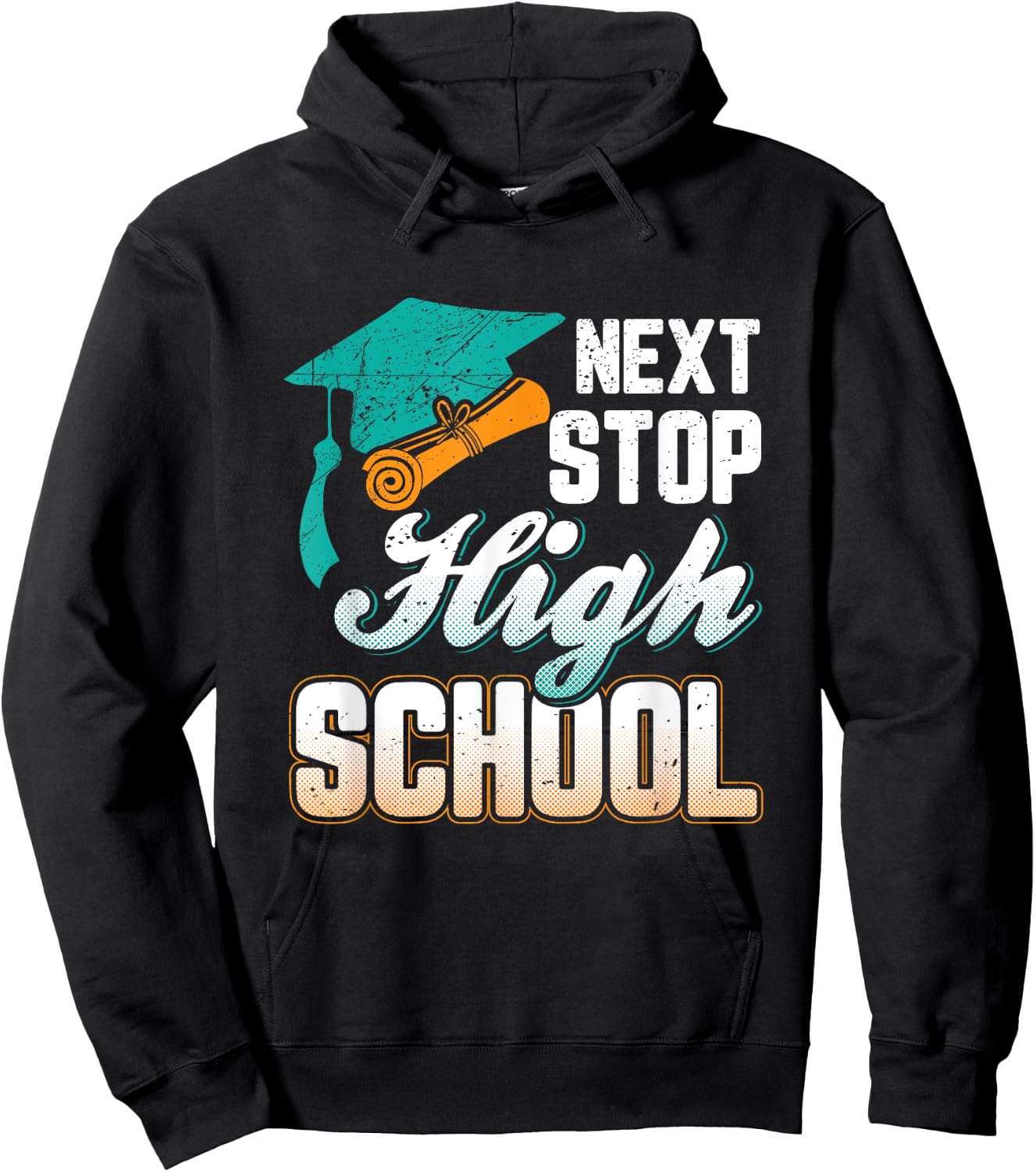 Next Stop High School Graduation Hoodie - Hoodie | Black