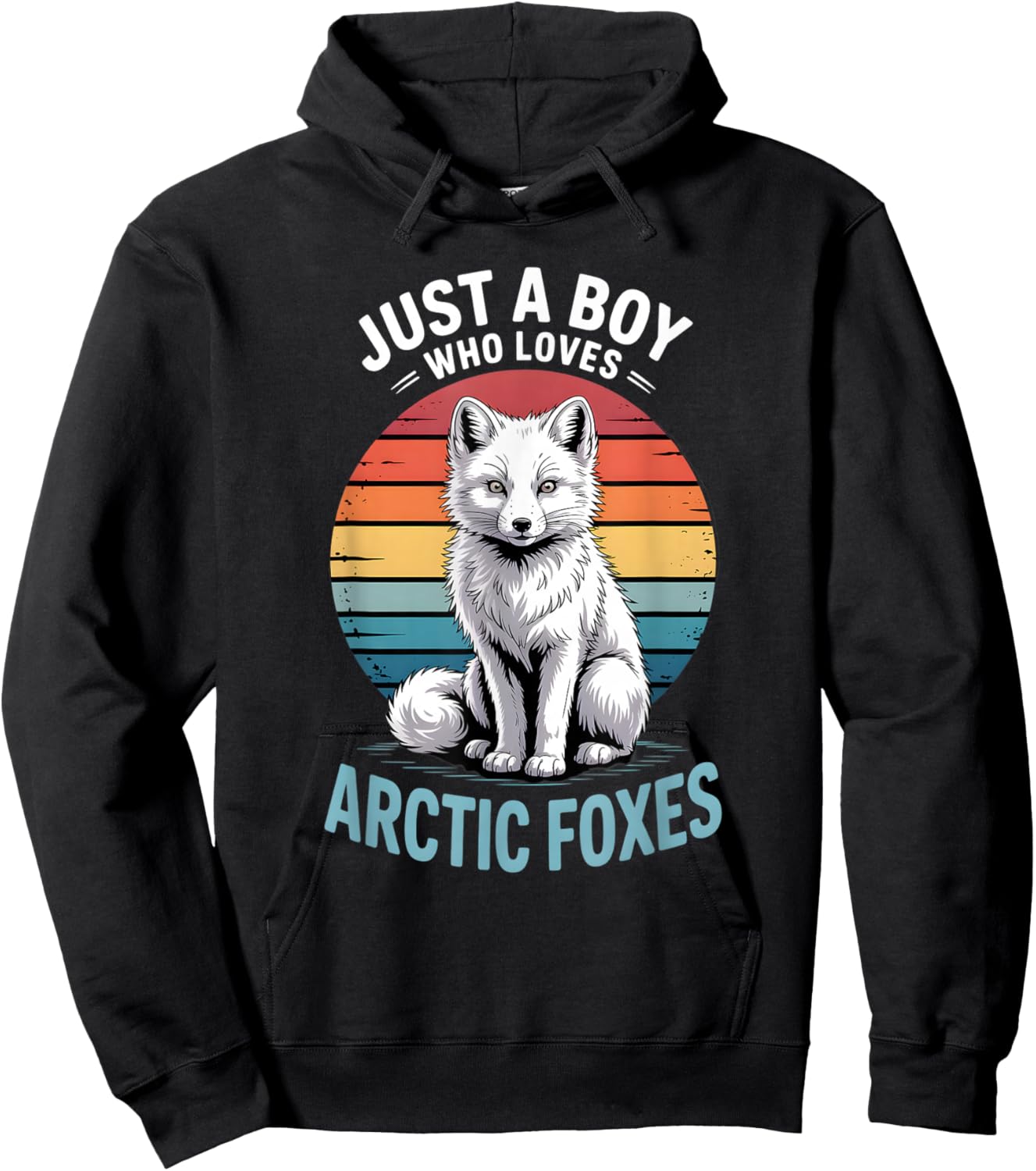 Boys Arctic Fox Hoodie - Hoodie | Black