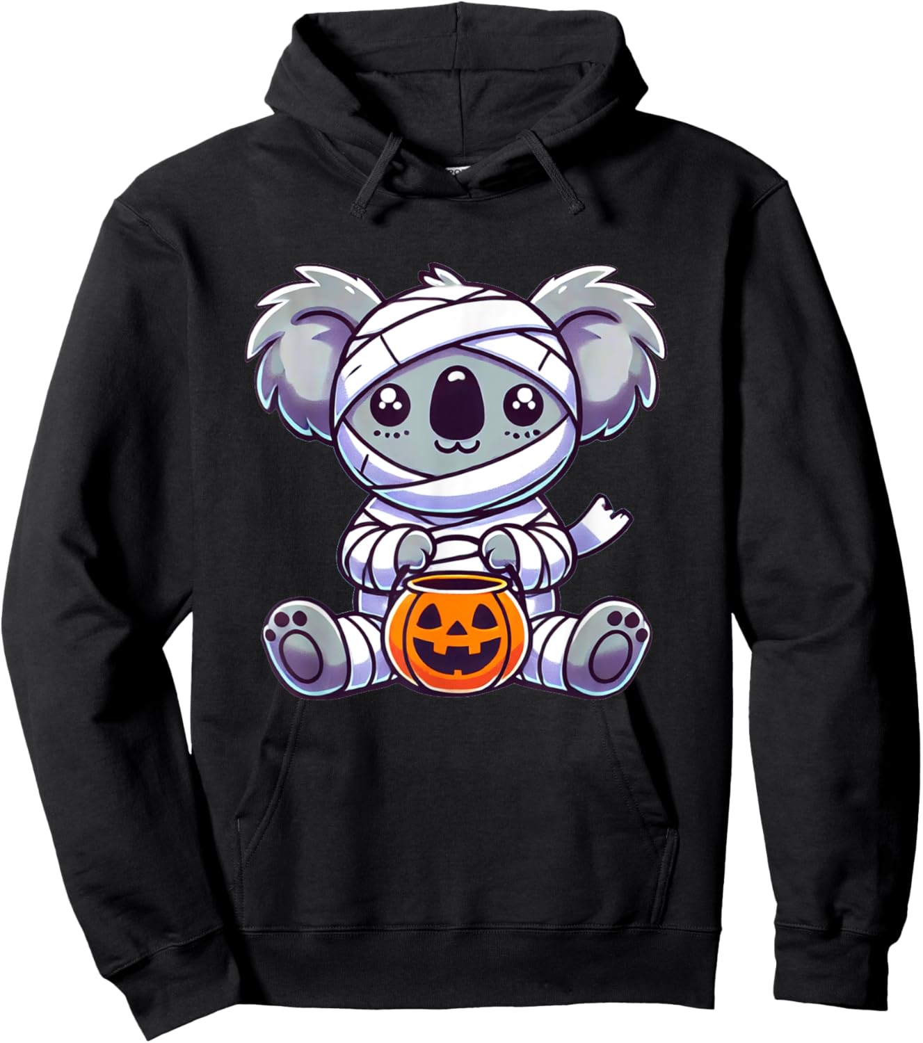 Koala Halloween Mummy Kids Women Men Koala Hoodie - Hoodie | Black