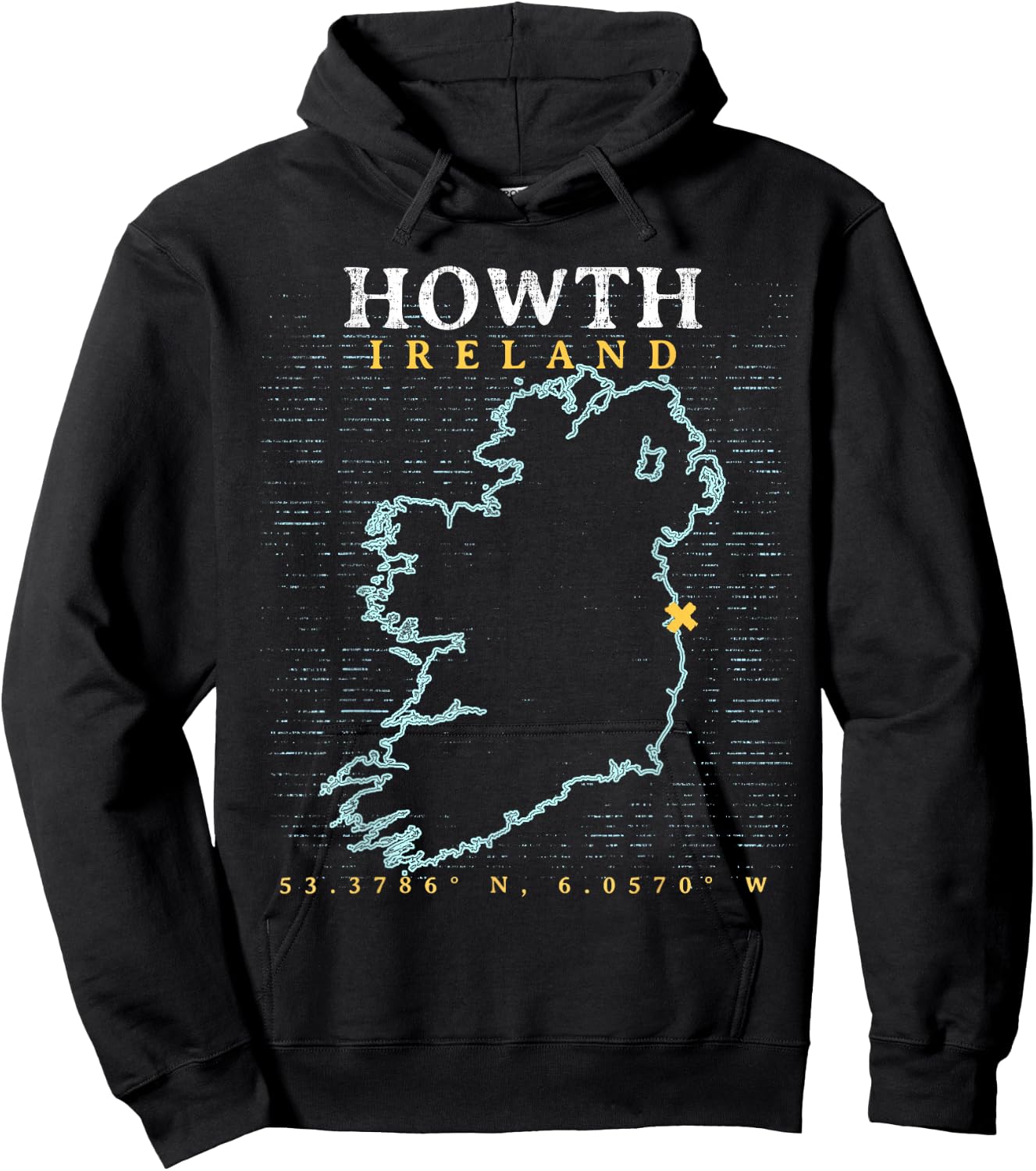 Howth Ireland Hoodie - Hoodie | Black