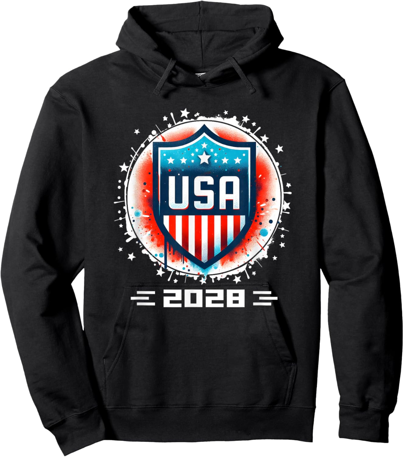USA 2028 Go United States Sport USA Team 2028 USA Hoodie - Hoodie | Black