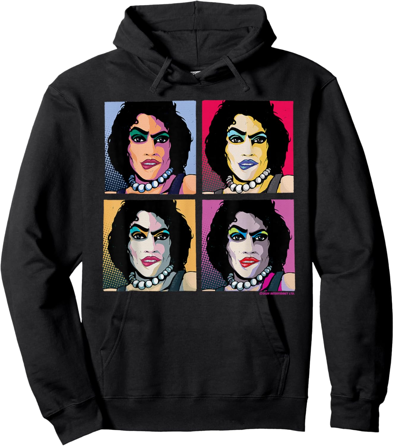 Rocky Horror Show Doctor Frank N Furter Pop Art Hoodie - Hoodie | Black
