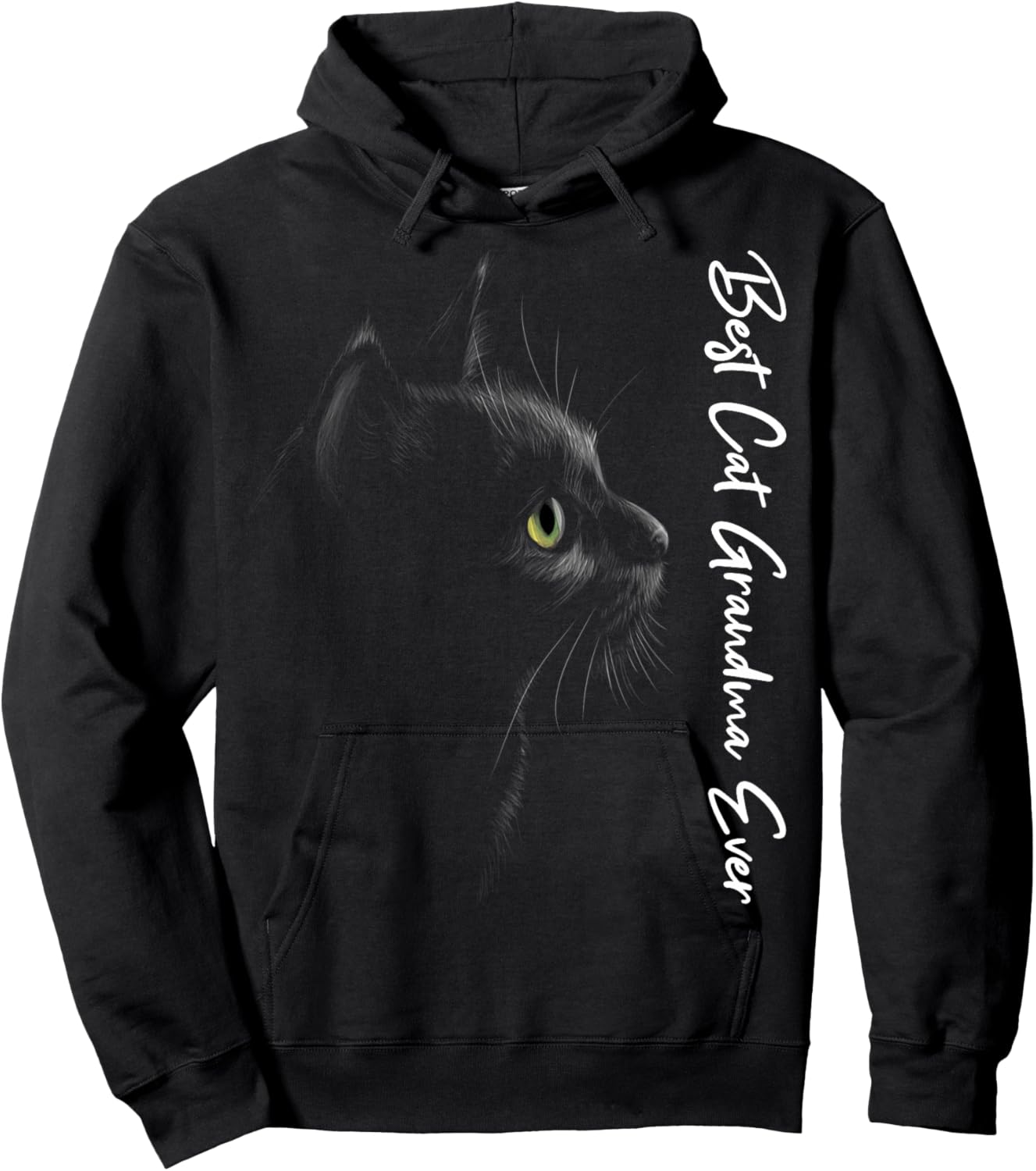 Best Cat Grandma ever Cats Cat Hoodie - Hoodie | Black