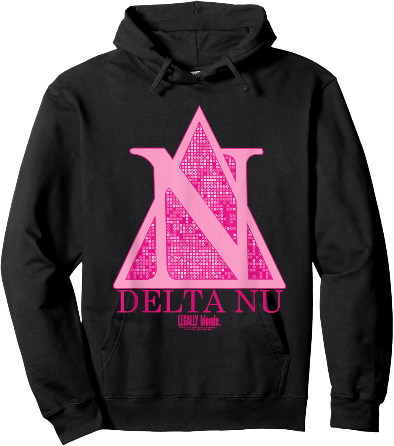 Legally Blonde Delta Nu Hoodie - Hoodie | Black