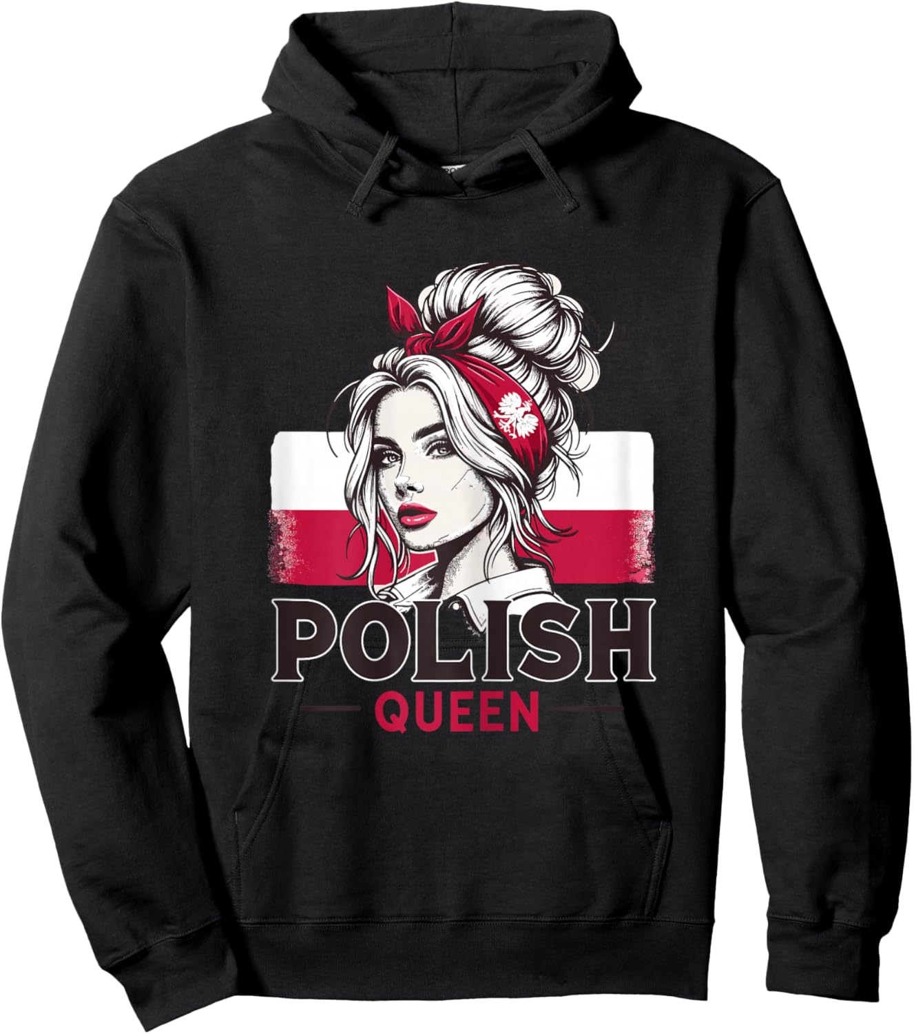 Polnische Königin Polnisch Polnisch Mädchen Polnisch Mädchen Polnisch dziewczyna Hoodie - Hoodie | Black