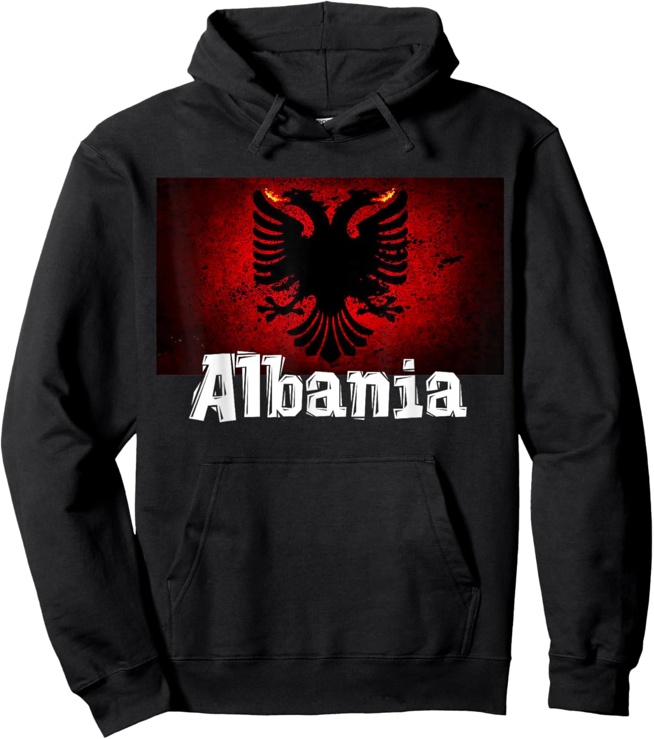 Albanien Flagge , Albanische Karten, Albanien Shirts für Frauen Hoodie - Hoodie | Black