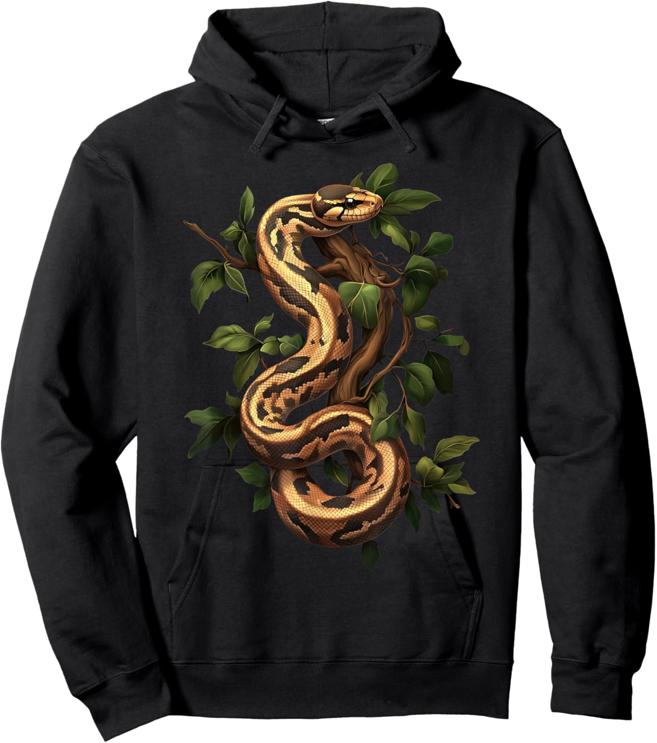 Ball Python Lover Reptile Keeper Pet Owner Snake Hoodie - Hoodie | Black