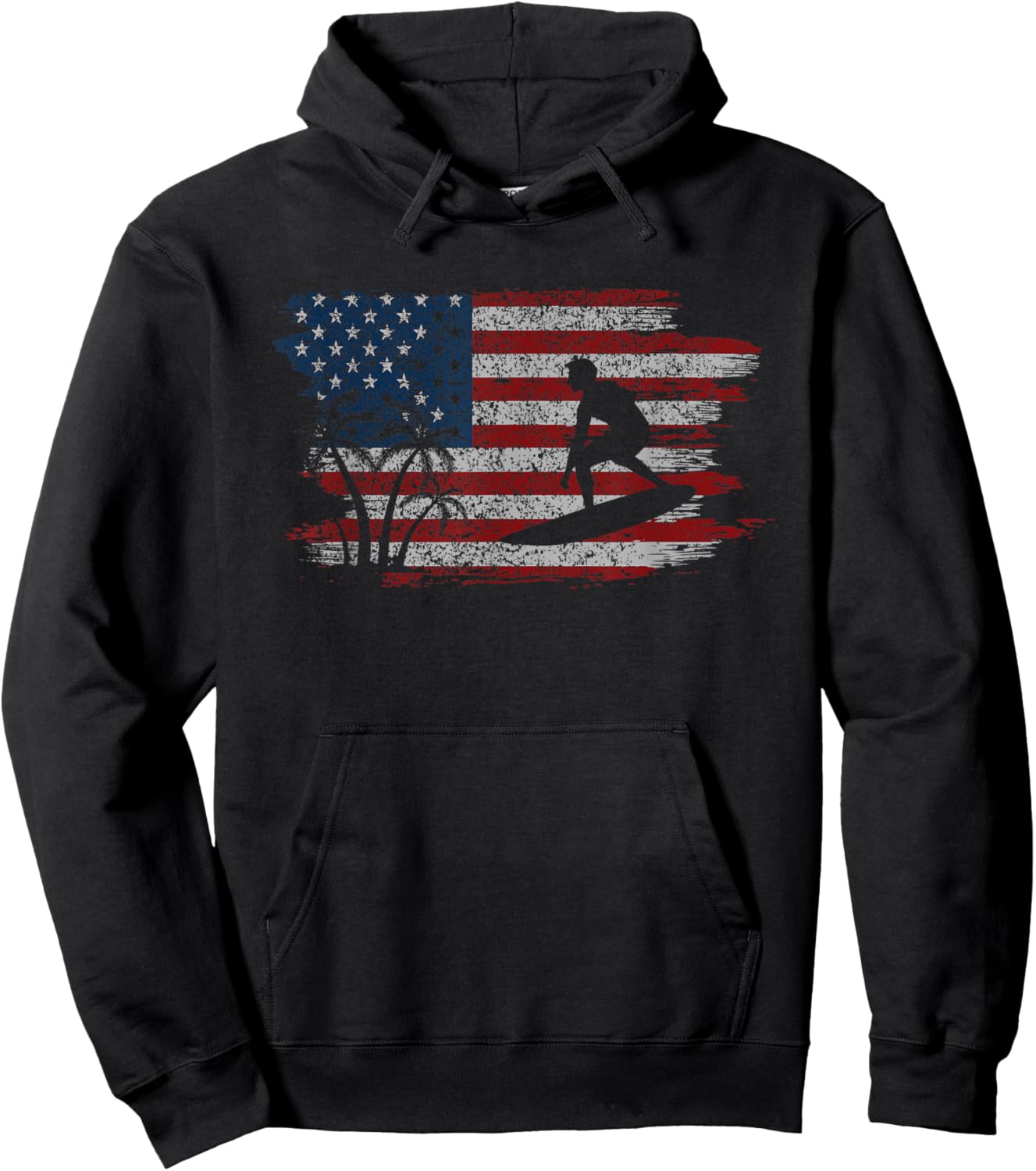 Surfing Surfboard Seascapes Sayings Hoodie - Hoodie | Black