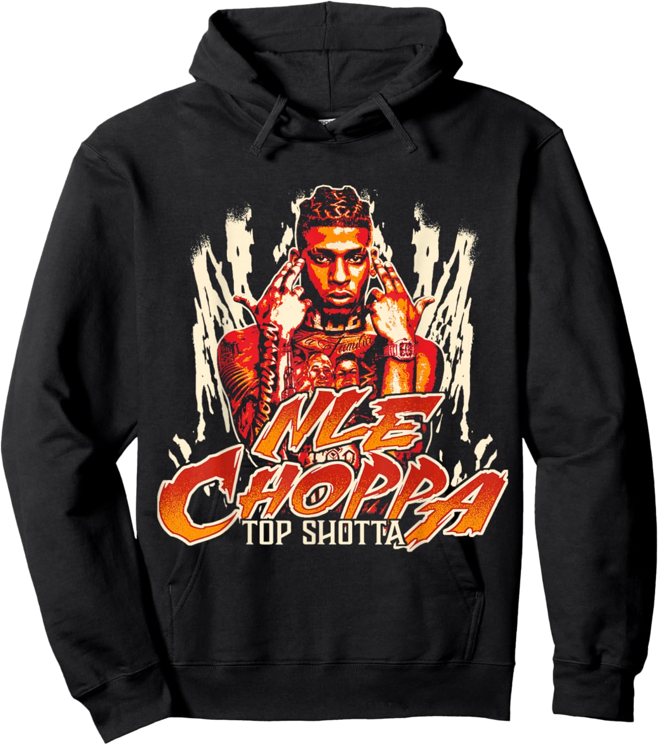 Nle Choppa - Top Shotta Hoodie - Hoodie | Black