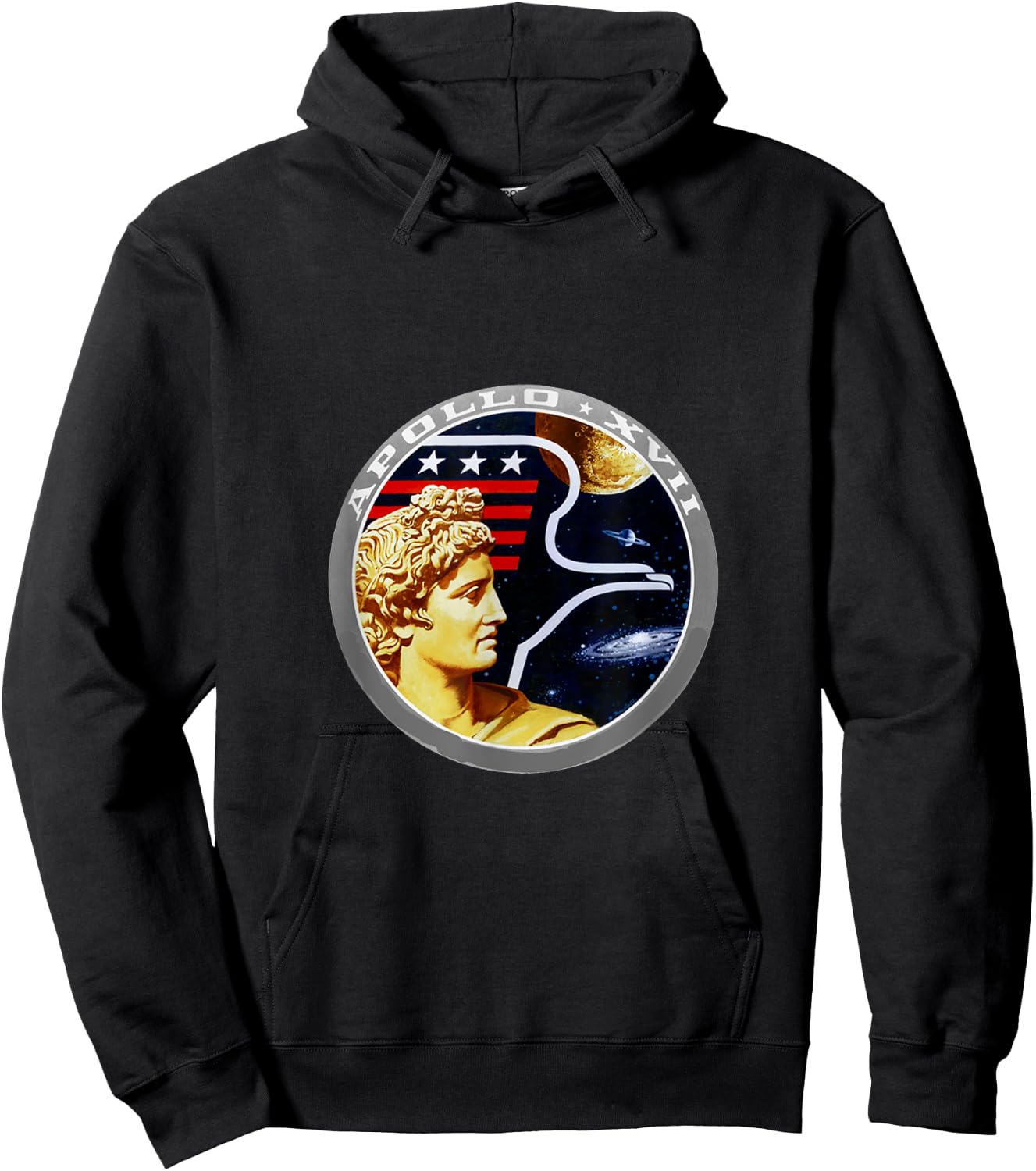NASA Apollo 17 Apollo's 50th Anniversary Hoodie - Hoodie | Black