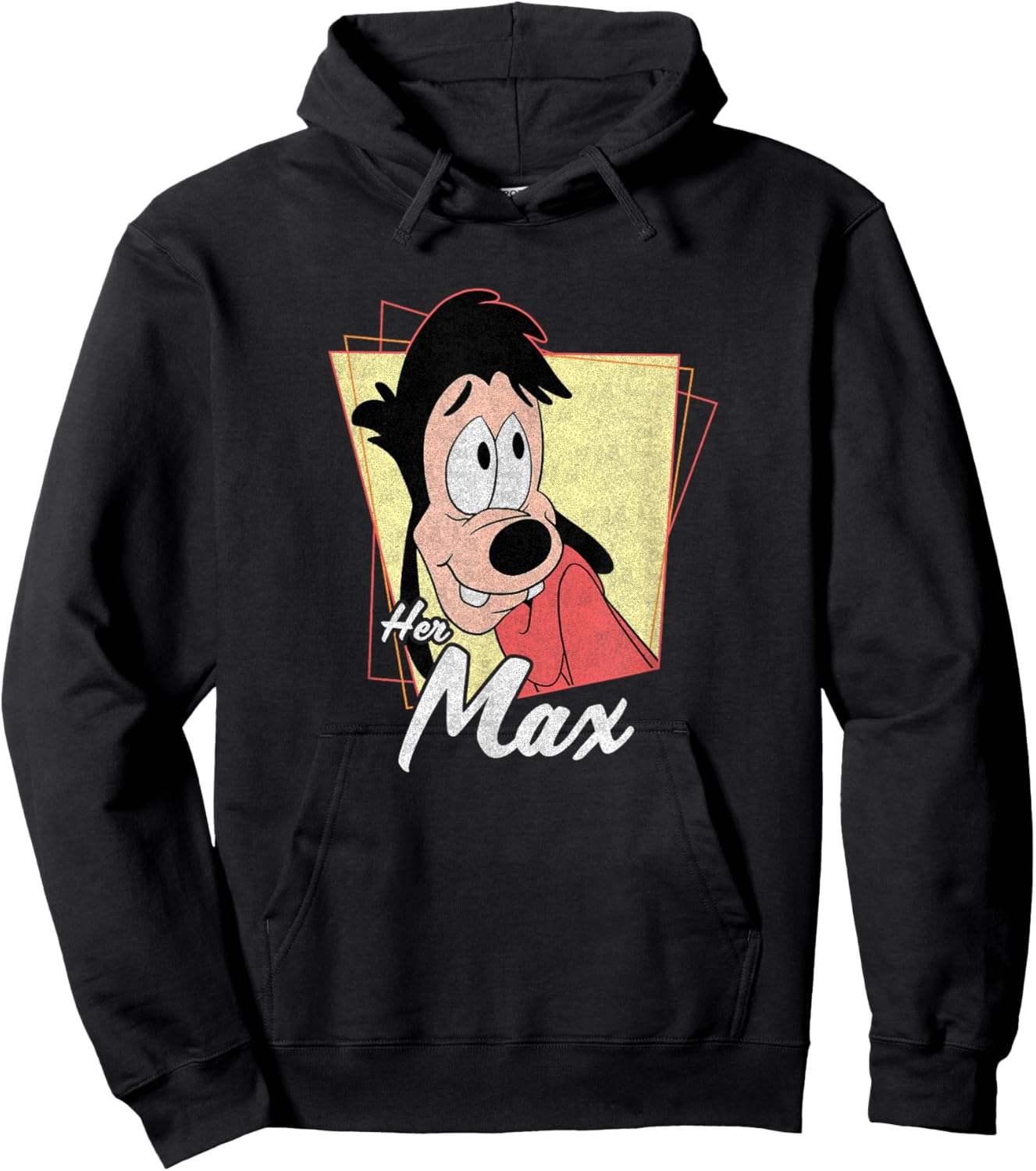 Disney A Goofy Movie Her Max Vintage Distressed Poster Hoodie - Hoodie | Black