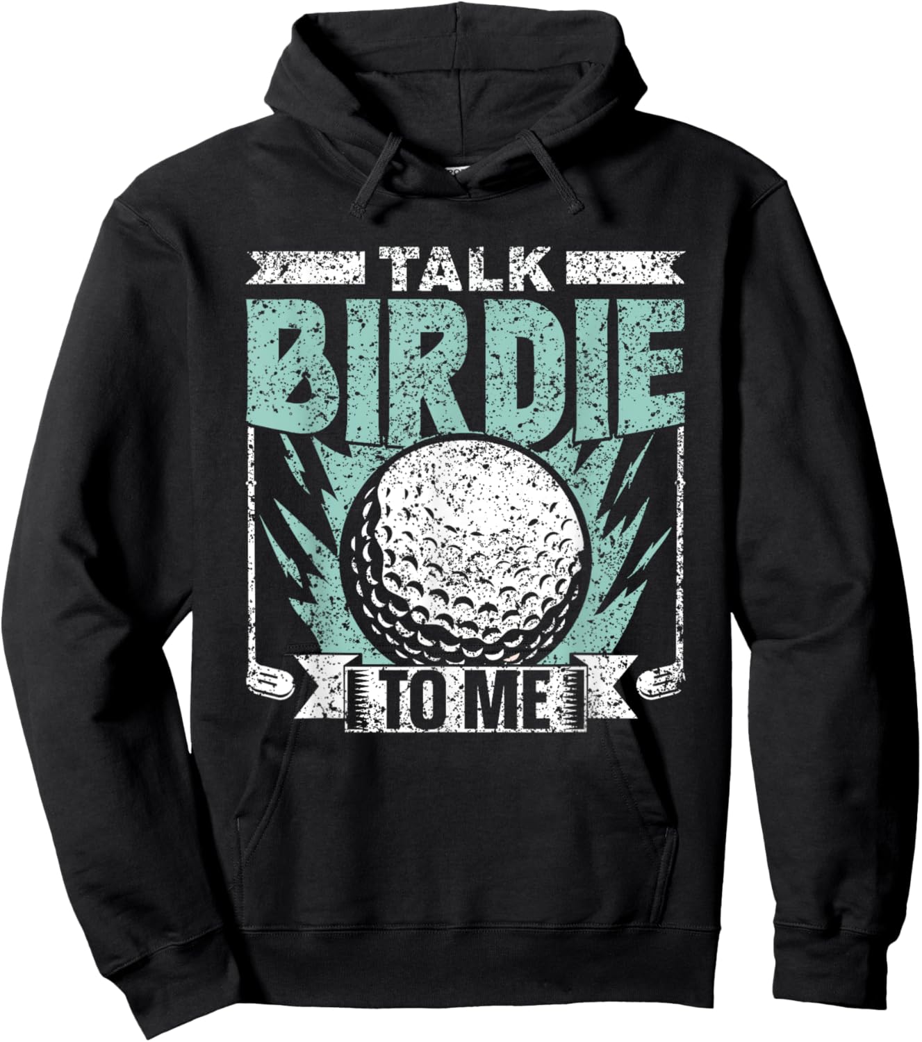 Talk Birdie To Me Golfer Golfers Golfing Hobby Golf Hoodie - Hoodie | Black