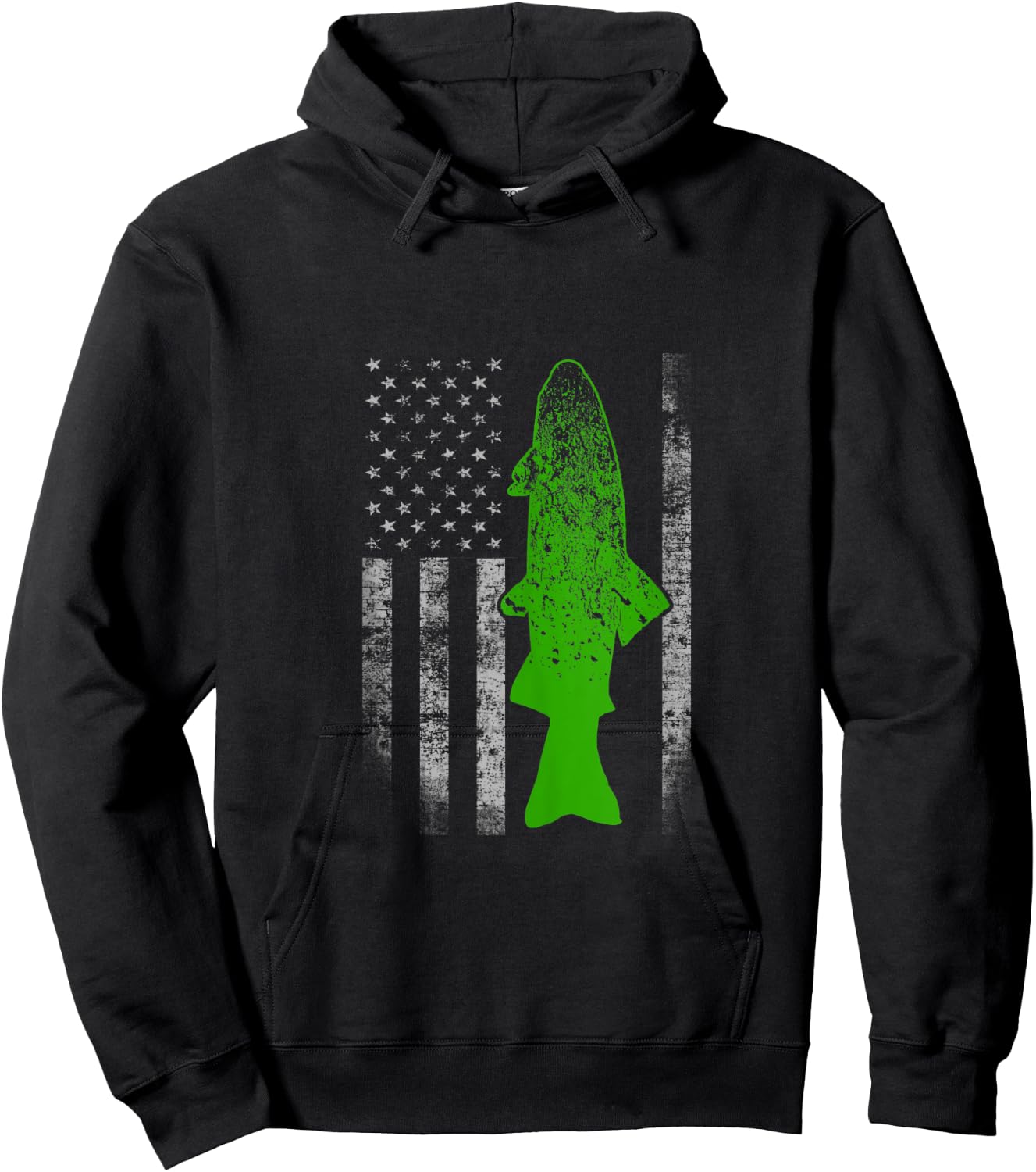 Rainbow Trout Flag - Cool Rainbow Trout Fishing Hoodie - Hoodie | Black