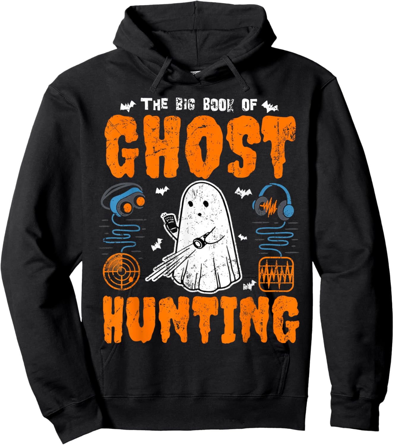 The Big Book of Ghost Hunting Funny Paranormal Investigator Hoodie - Hoodie | Black