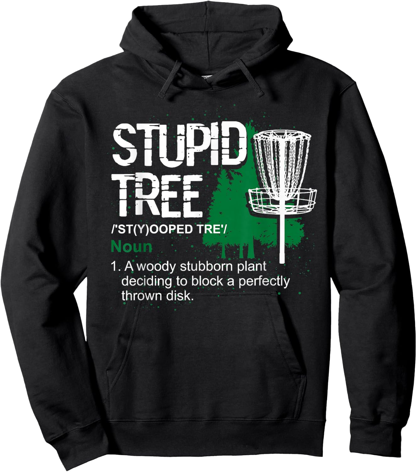 Funny Disc Golfer Hobby Sports Gift Disc Golf Hoodie - Hoodie | Black