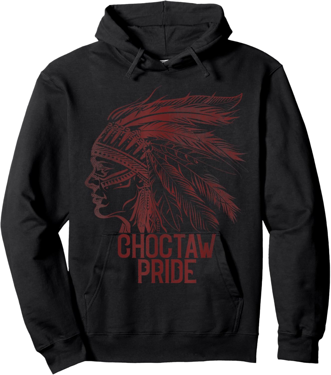 choctaw Oklahoma OK | Pride Native American Hoodie - Hoodie | Black