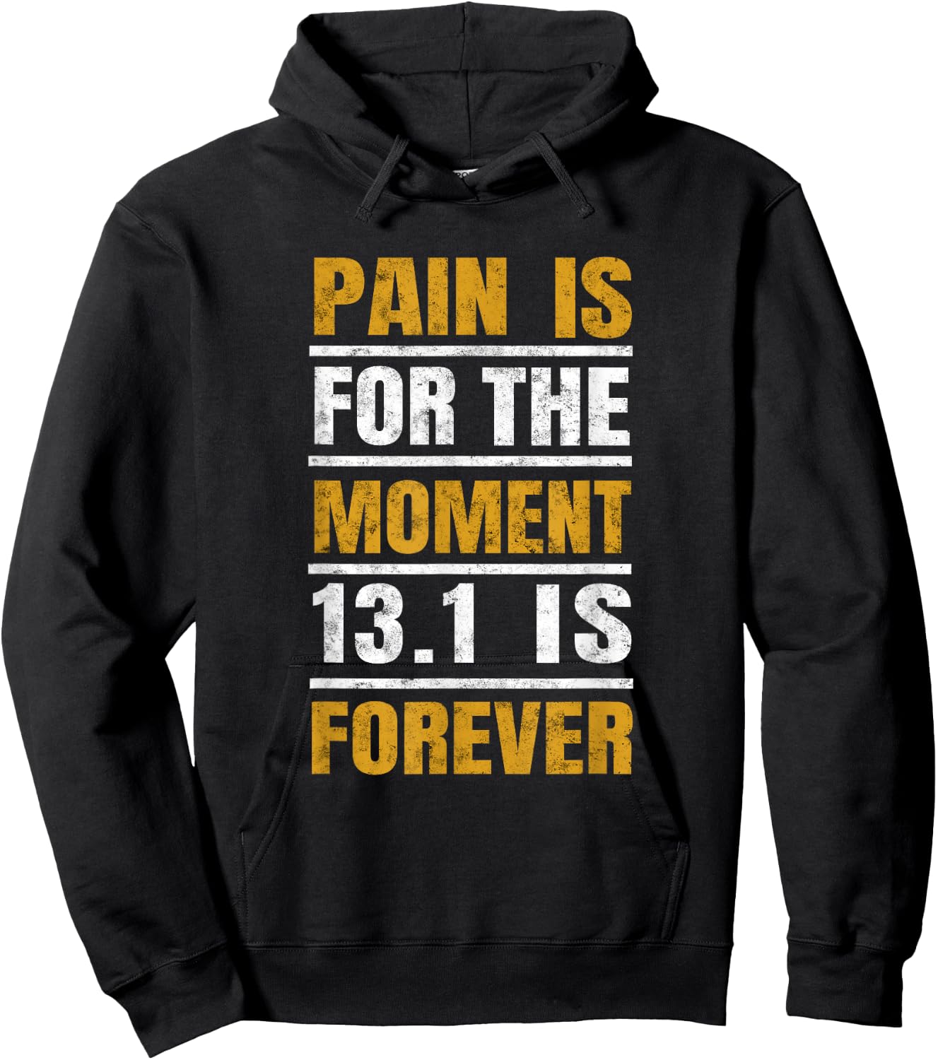 1/2 Marathon Runners Gifts Motivational Quote for Athletes Hoodie - Hoodie | Black