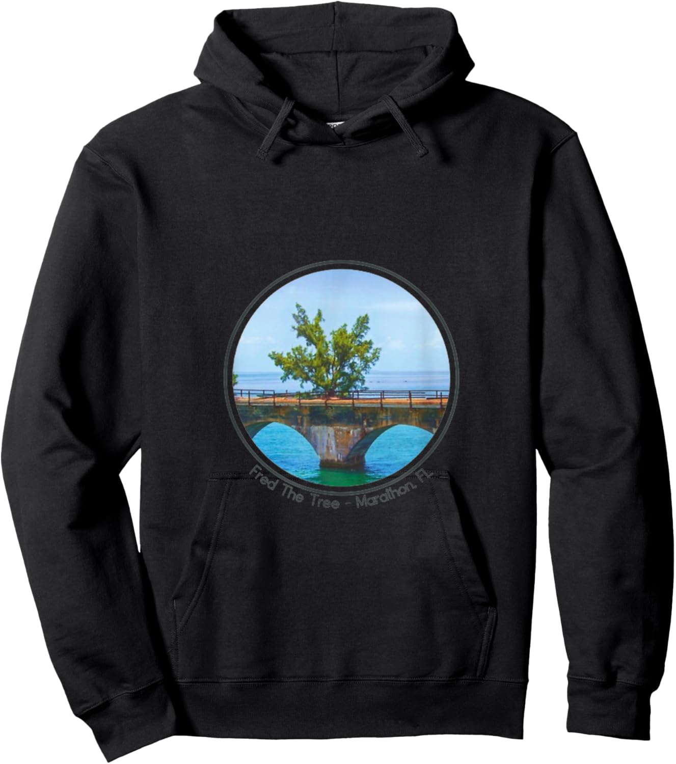 Fred the Tree 7 mile bridge marathon Hoodie - Hoodie | Black