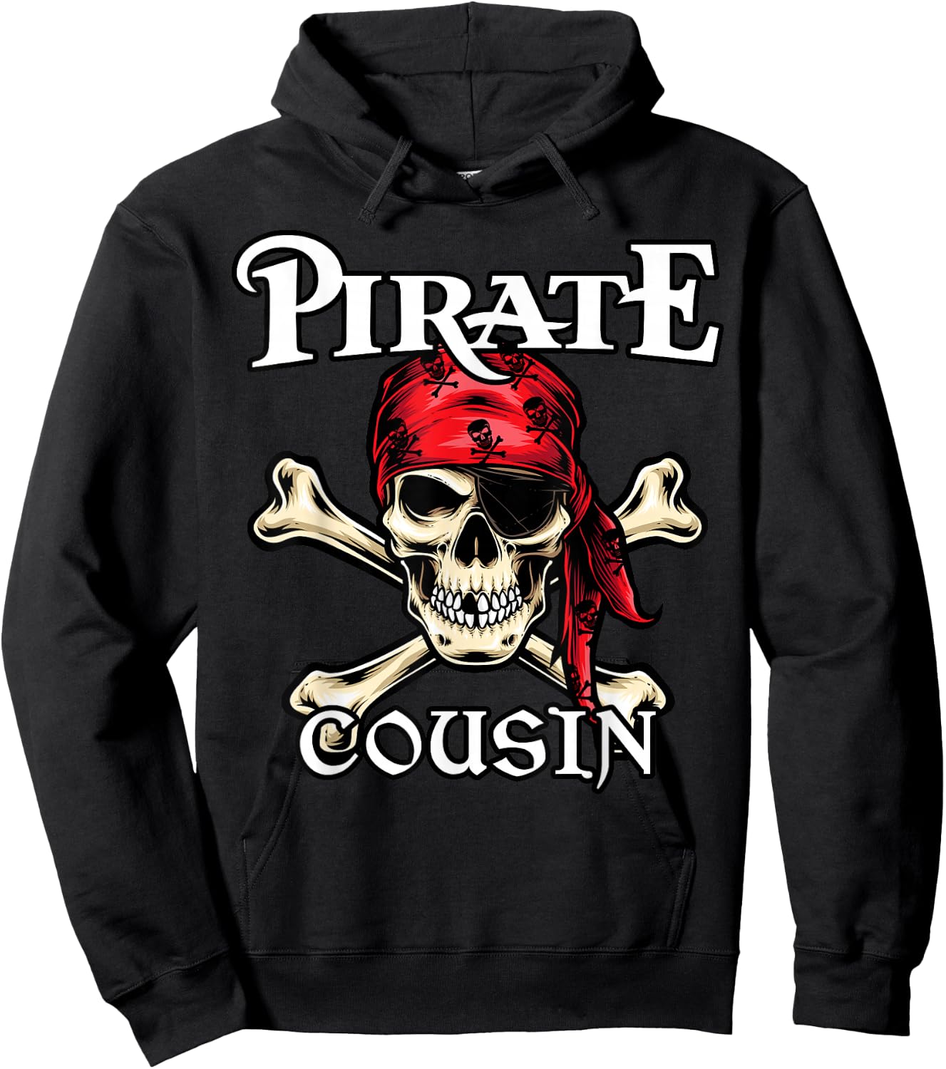 Pirate COUSIN Family Member COUSINS Hoodie - Hoodie | Black