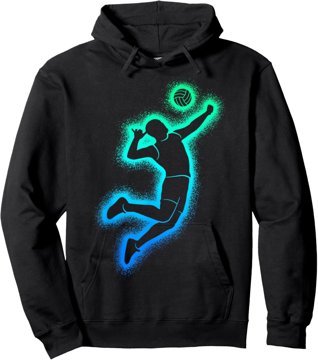 Volleyball Spieler Männer Jungen Volleyballer Hoodie - Hoodie | Black