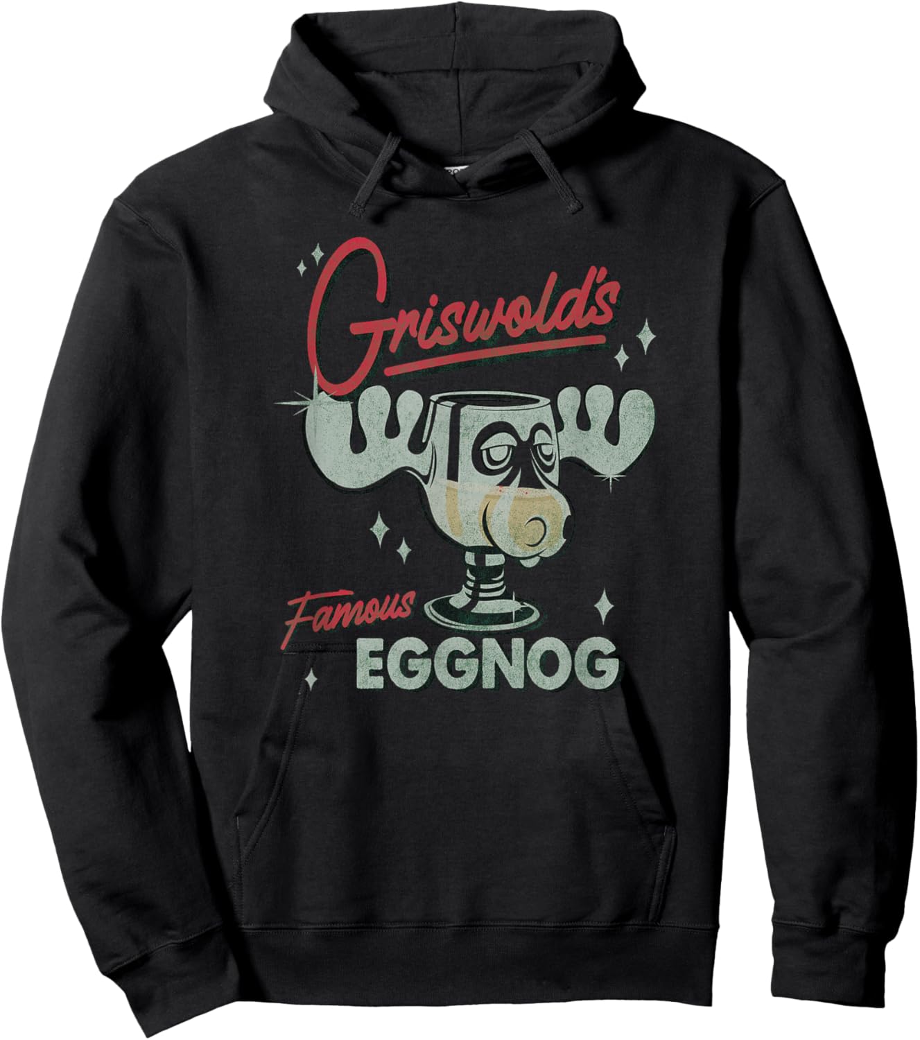 National Lampoon's Christmas Vacation Griswold's Eggnog Hoodie - Hoodie | Black
