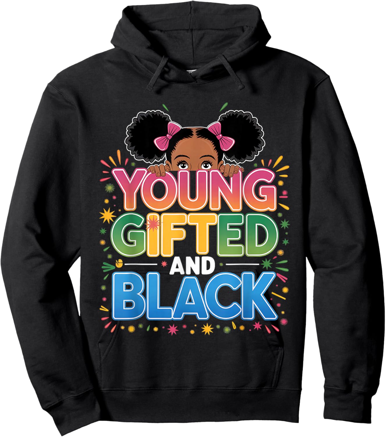 Young Gifted and Black History shirt for girls black history Hoodie - Hoodie | Black