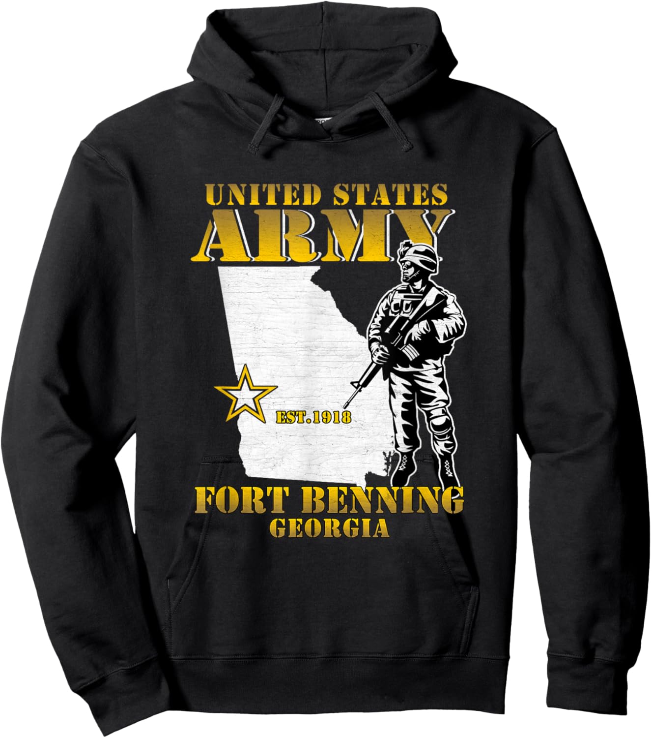 Ft Benning Us Army Base Fort Benning Georgia Ga Sand Hill Hoodie - Hoodie | Black