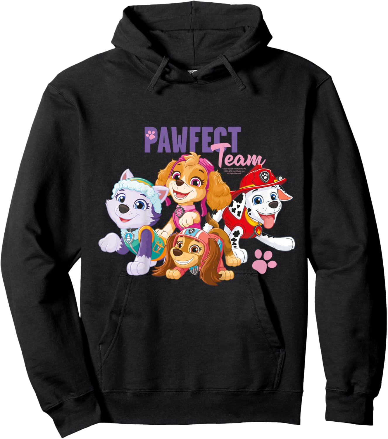 Paw Patrol - Pawfect Team , Black, S Hoodie - Hoodie | Black