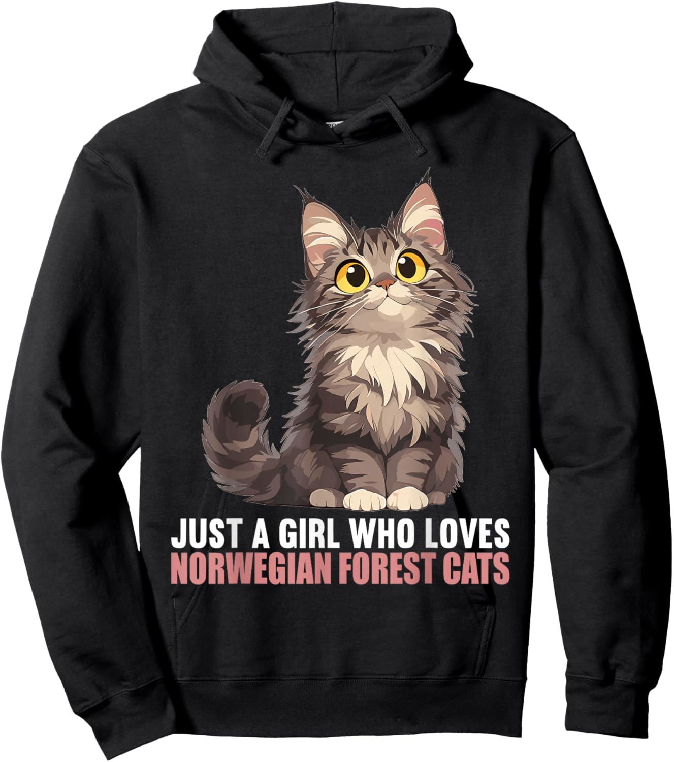 Norwegian Forest Cats Norwegian Forest Cat Hoodie - Hoodie | Black
