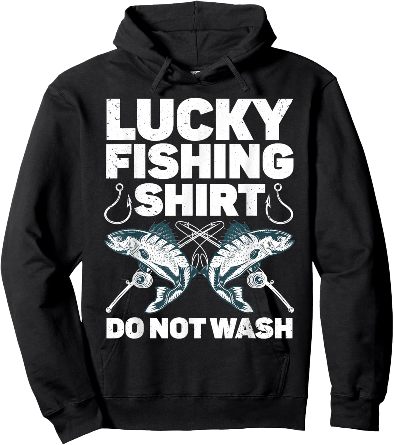 Cute Fishing Design Women Fisherman Fishing Lovers Hoodie - Hoodie | Black