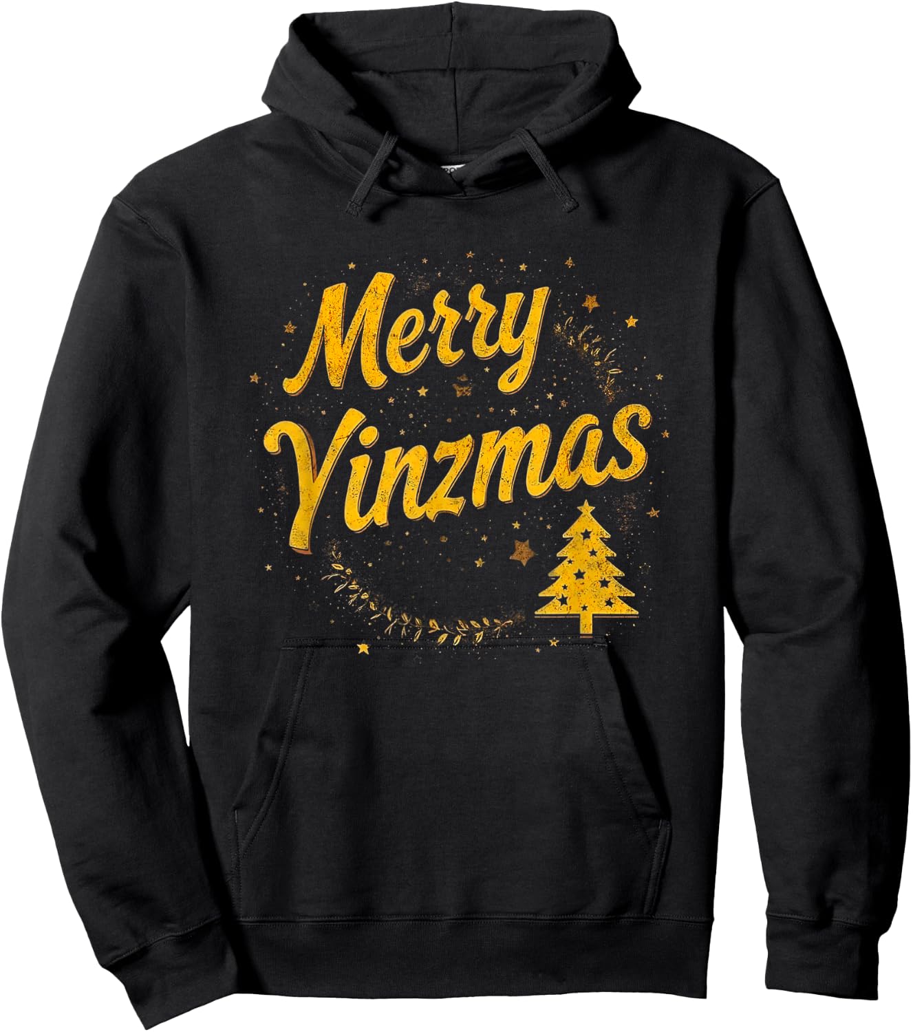 Merry Yinzmas Christmas Tree Yinzer Hoodie - Hoodie | Black
