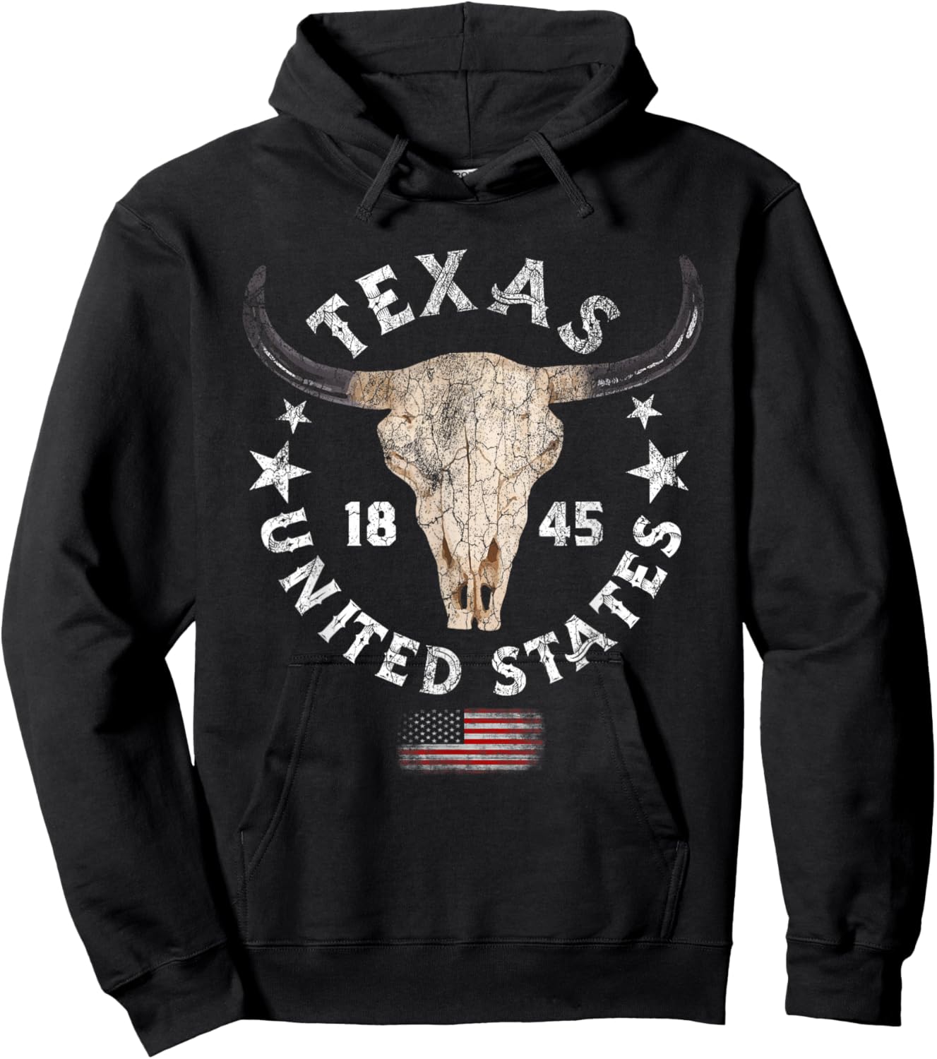 Texas - USA - Ferien, Urlaub, Reise nach Texas Hoodie - Hoodie | Black