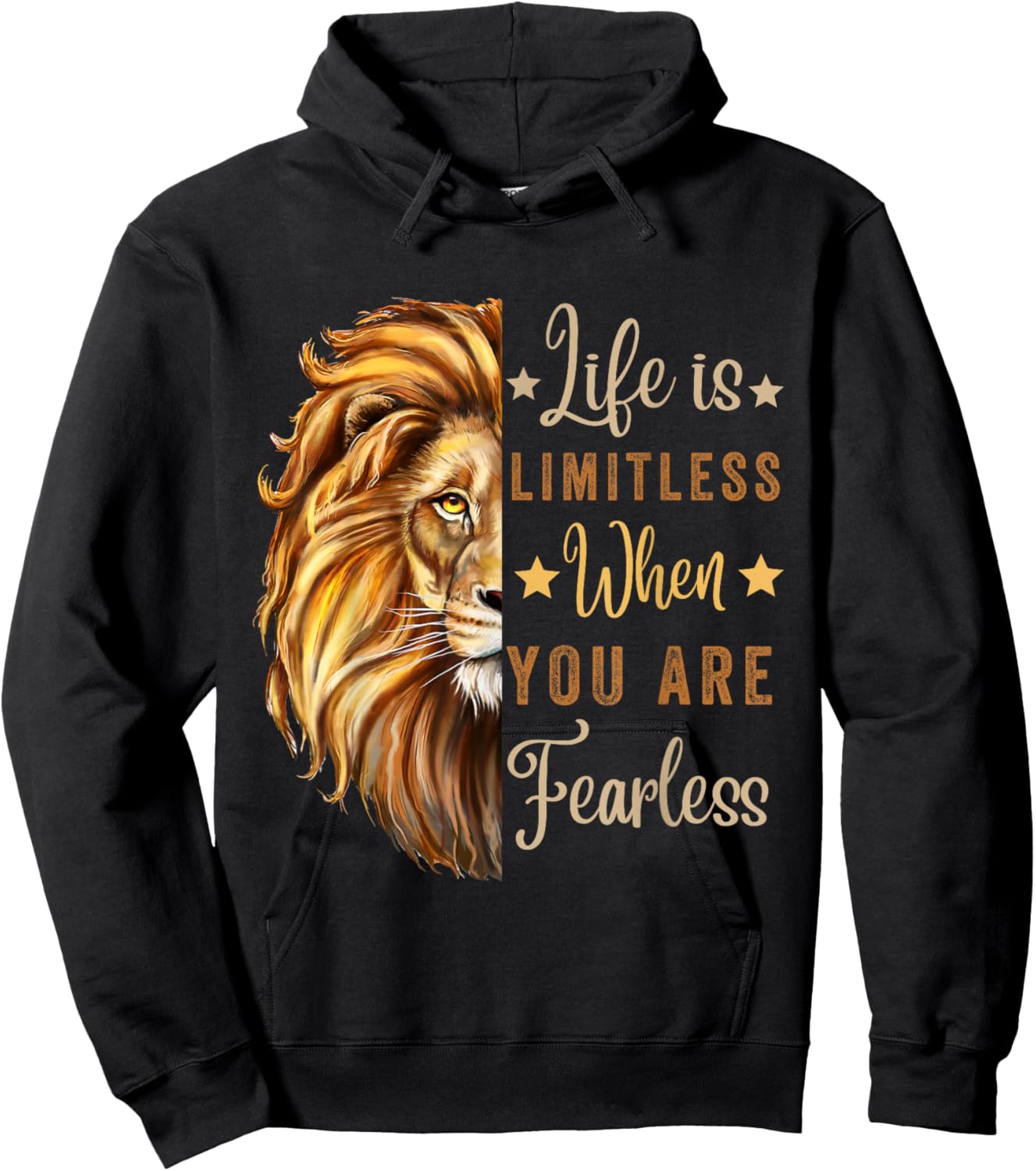 August Birthday Zodiac Leo Season Lion Motivation Men Women Hoodie - Hoodie | Black