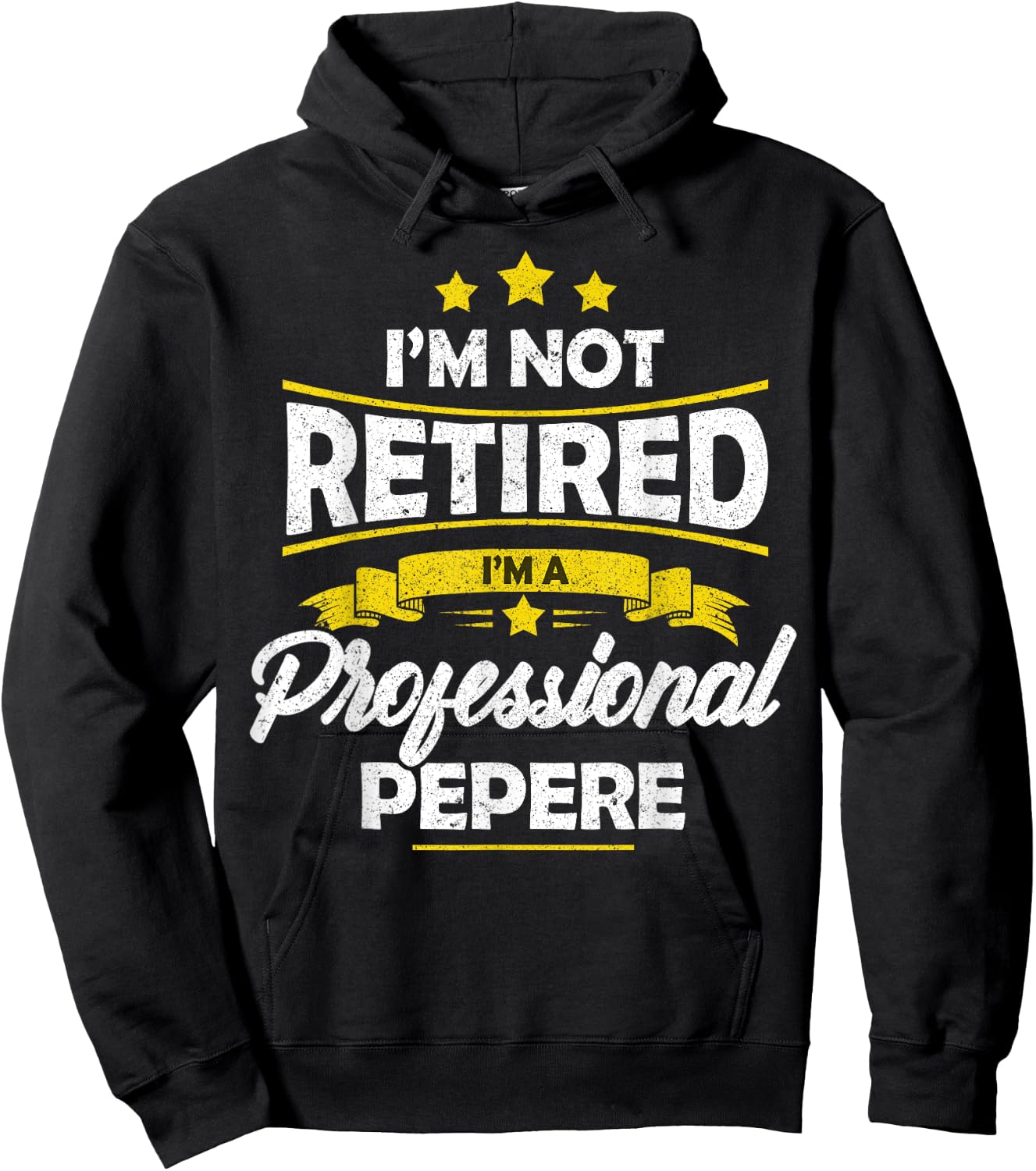 I'm Not Retired I'm A Professional Pepere Shirt Fathers Day Hoodie - Hoodie | Black