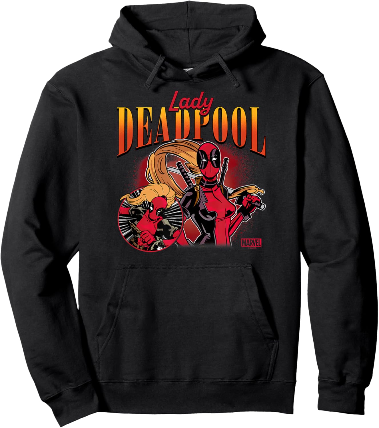 Deadpool - Lady Deadpool Hoodie - Hoodie | Black