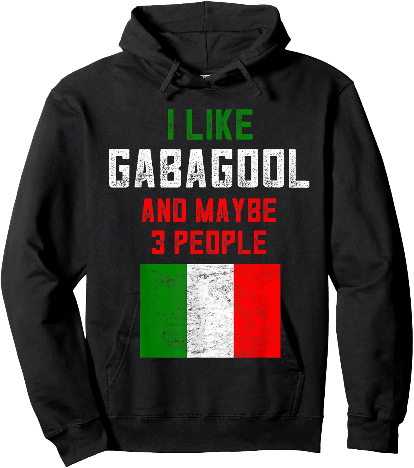 Gabagool Shirt Men New Jersey Meat Lover Italian Capicola Hoodie - Hoodie | Black