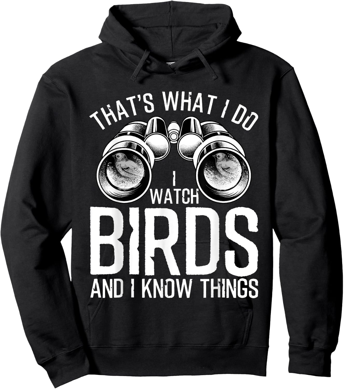 Cute Ornithologist Animal Pun Humor Quote DesignsFunny Bird Watching Gift Cool Bird Lovers Watchers Men Women , Black, None, Small Hoodie - Hoodie | Black