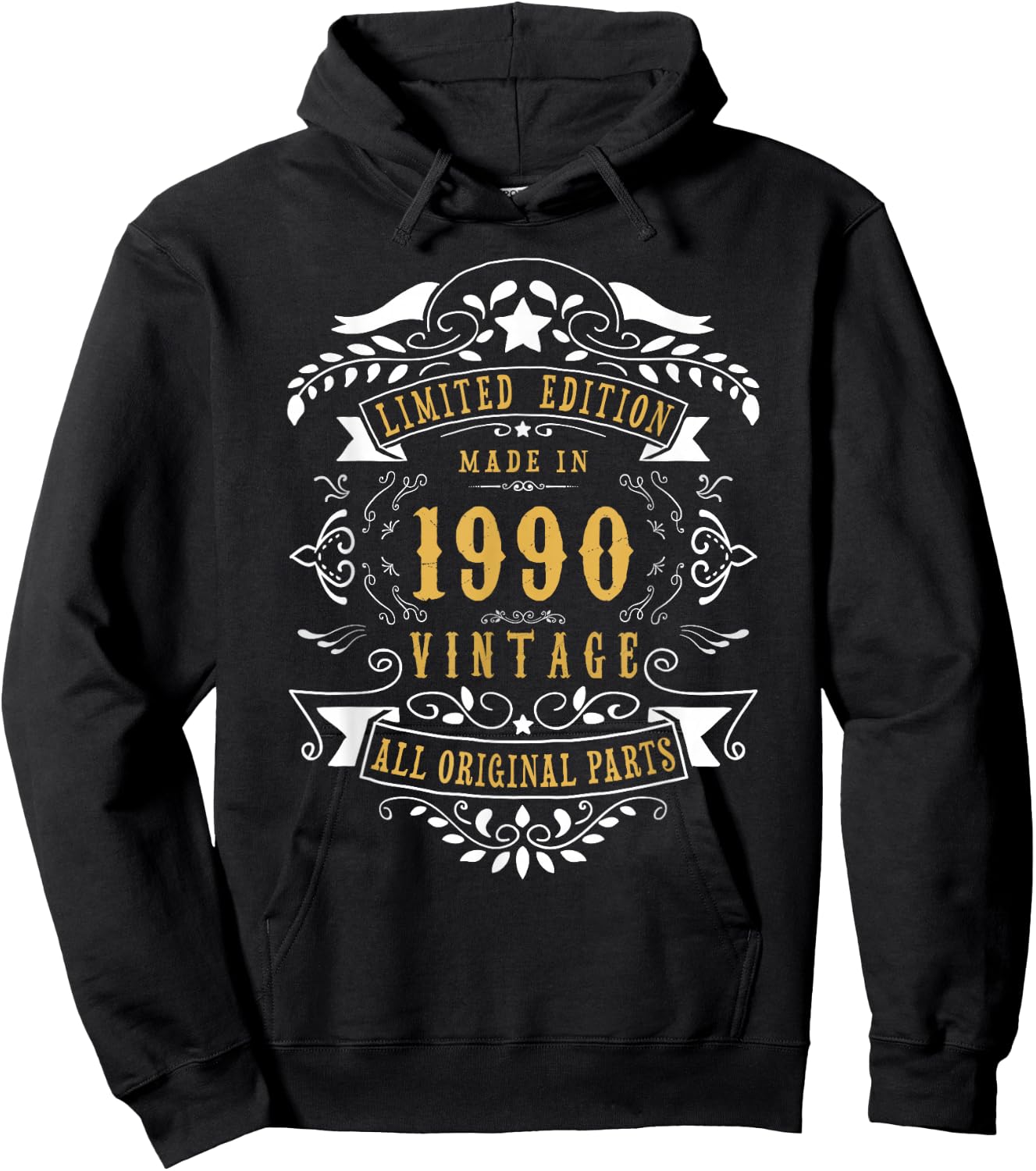 36th Birthday Women 36 Years old Men Born 1990 36 Birthday Hoodie - Hoodie | Black