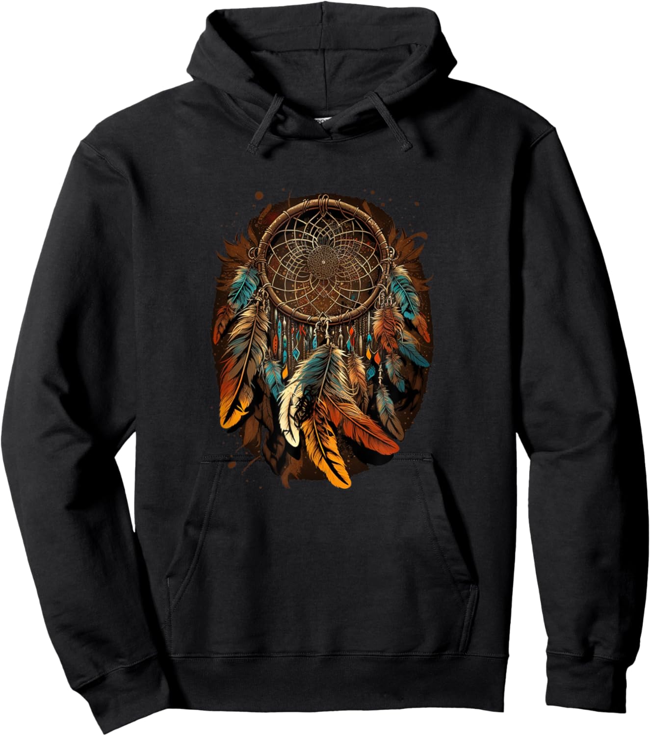 Native American Dreamcatcher Indian Design Hoodie - Hoodie | Black