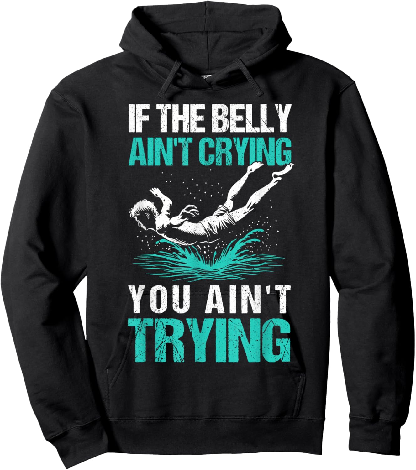 Bellyflop Belly Flop Hoodie - Hoodie | Black