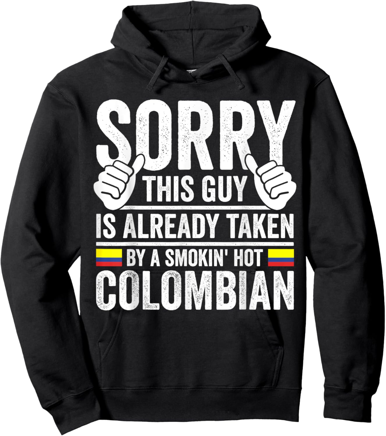 Colombian Roots Outfit Funny Colombia Heritage Hoodie - Hoodie | Black