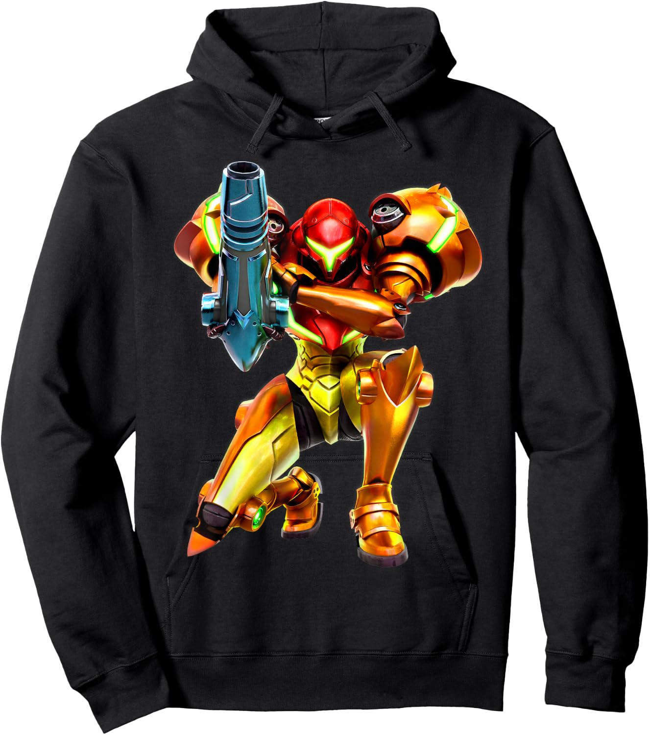Metroid Samus Aran 3D Poster Hoodie - Hoodie | Black