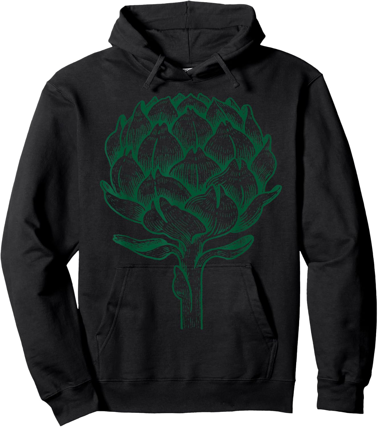 Artichoke - Vegetable Artichoke Retro Vintage Gift Hoodie - Hoodie | Black
