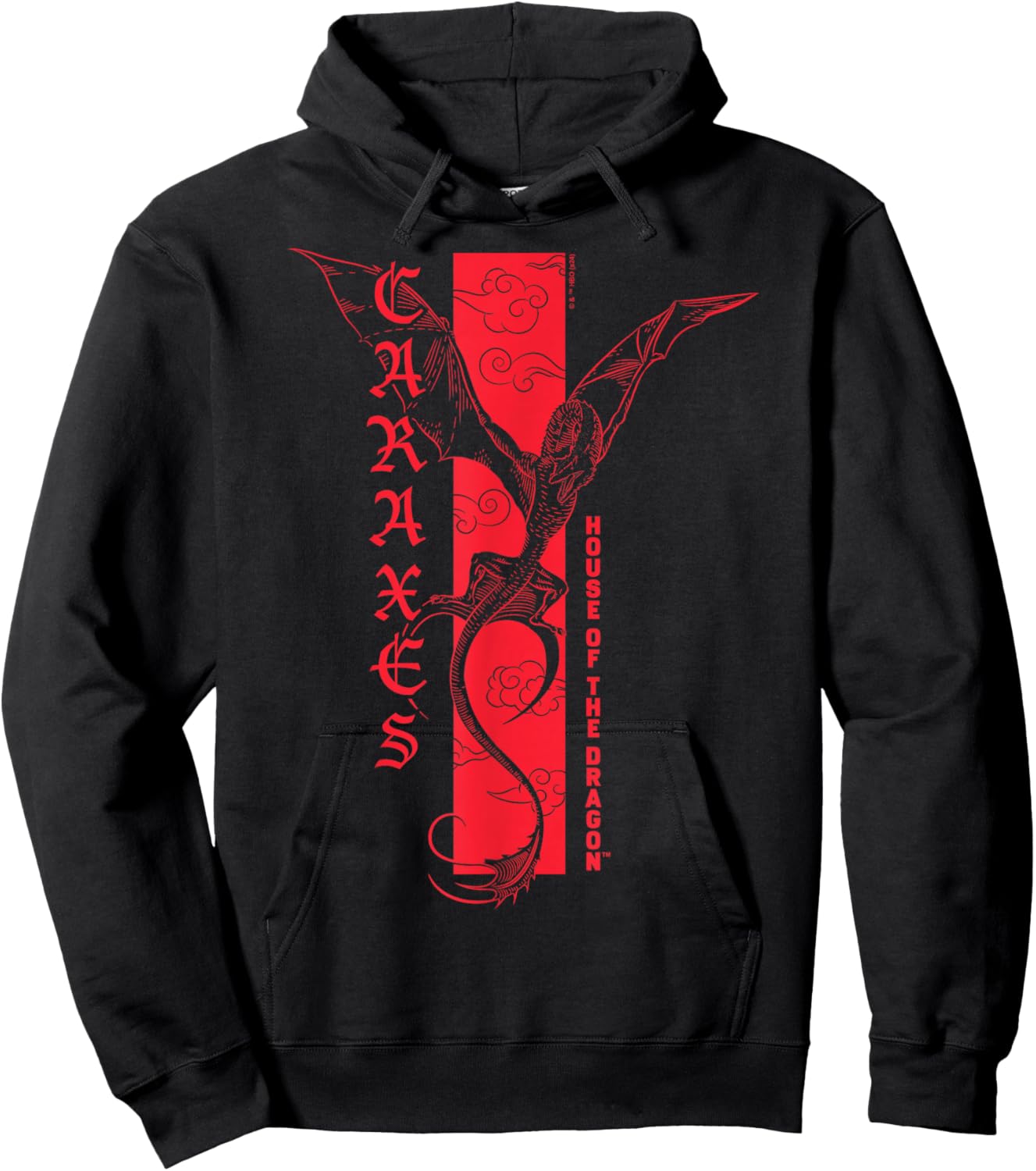 House Of The Dragon - Caraxes Hoodie - Hoodie | Black