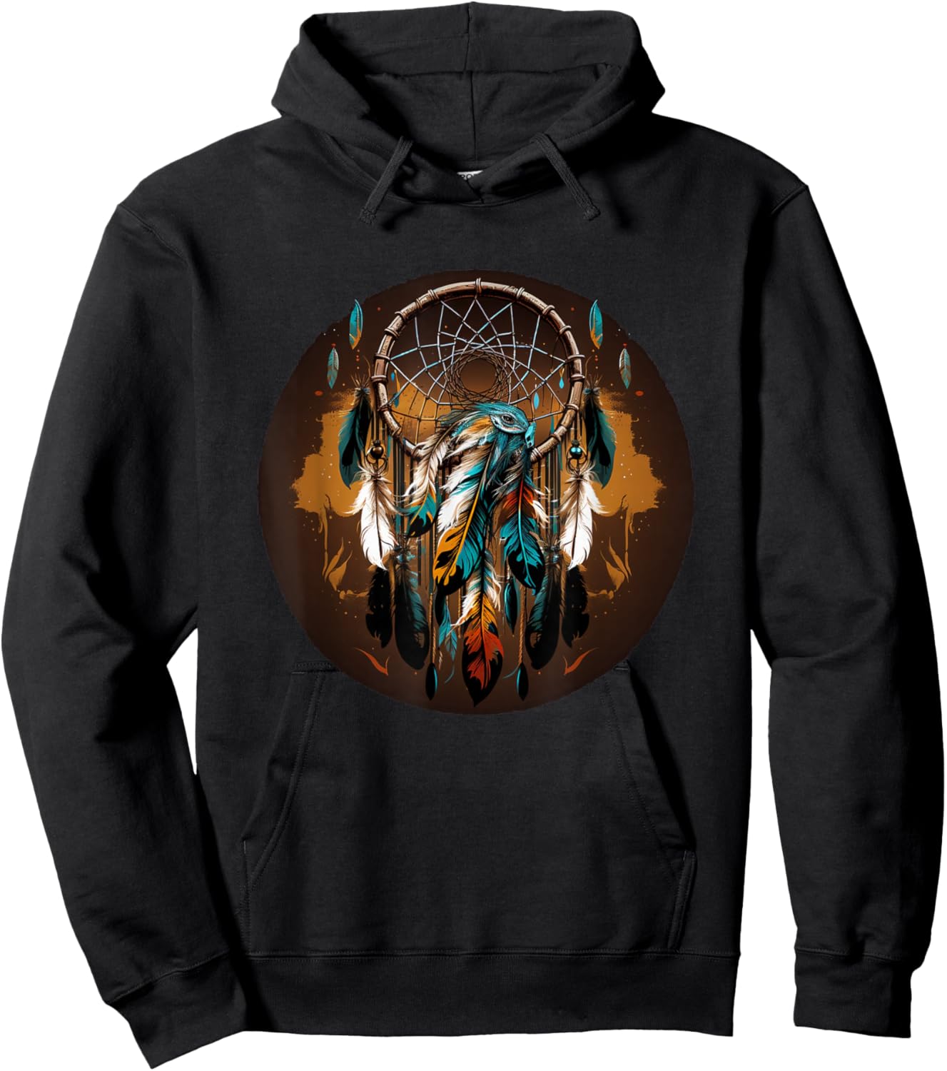 Native American Dreamcatcher Indian Design Hoodie - Hoodie | Black