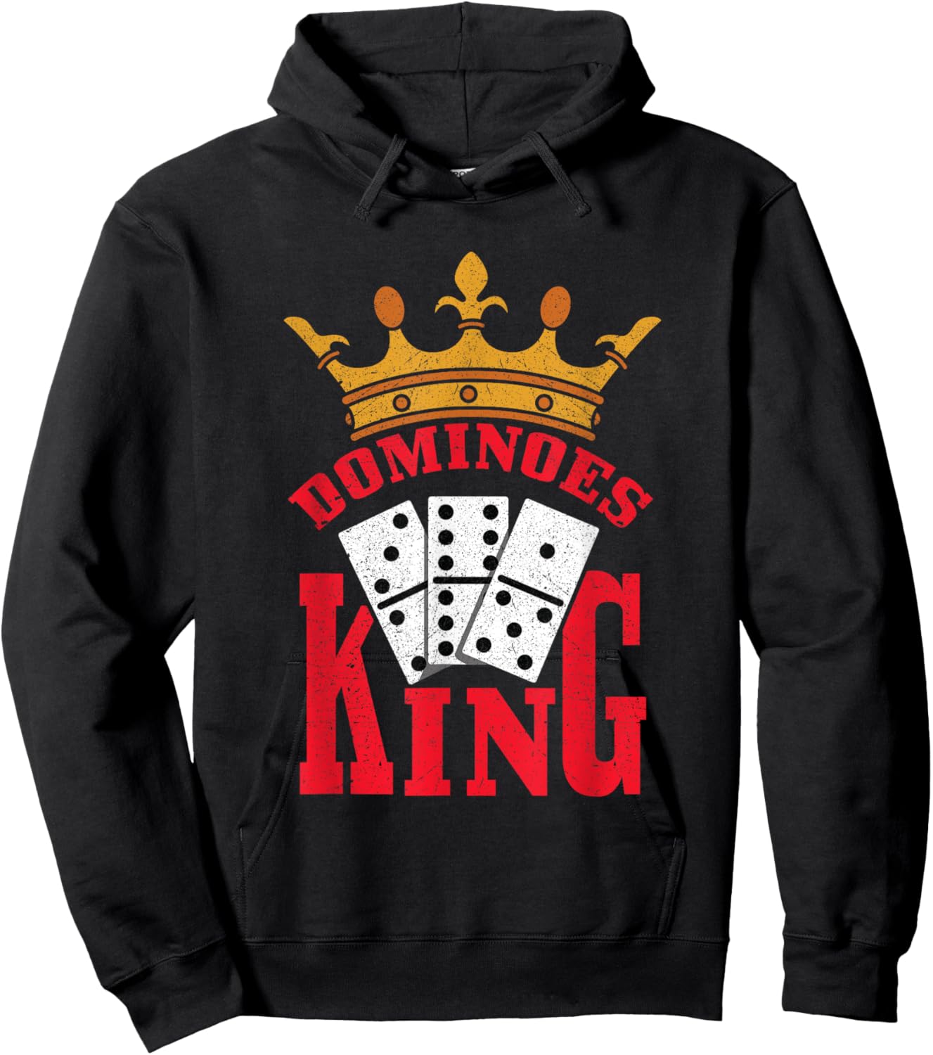 Dominoes King Hoodie - Hoodie | Black