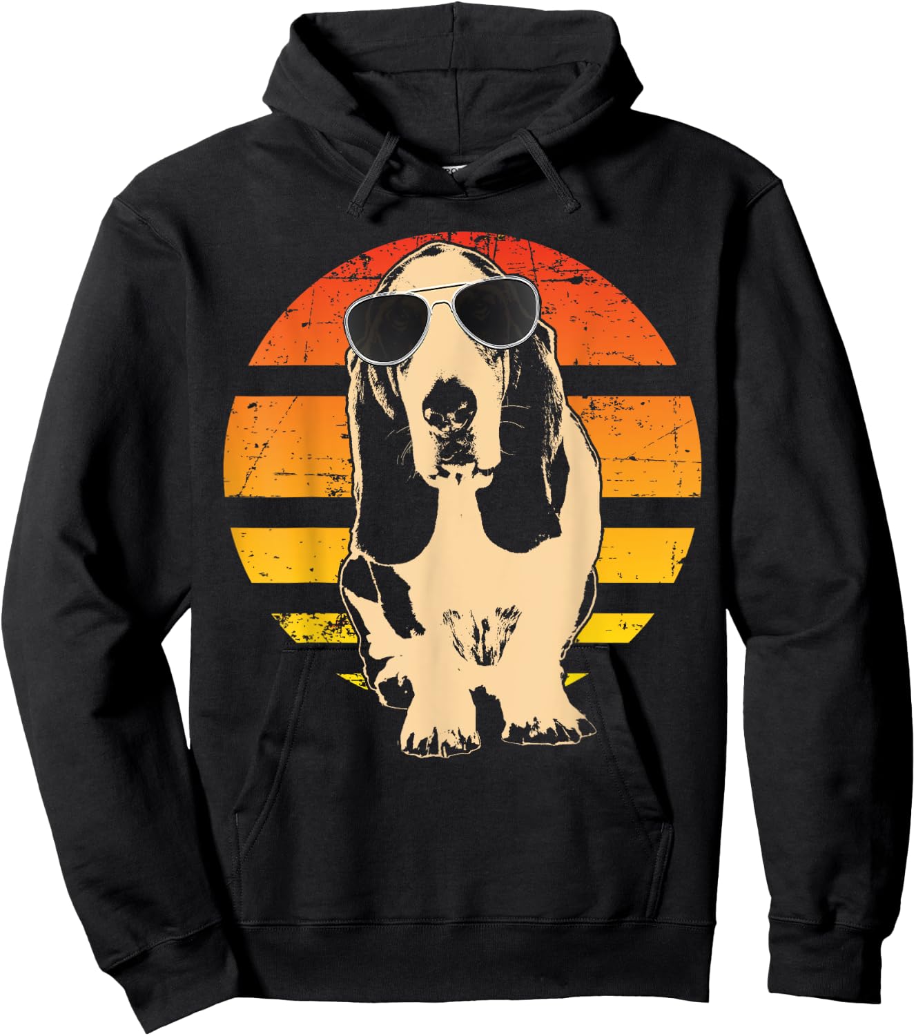 99 Gifts Basset Hound Dog -Adults Black Small Hoodie - Hoodie | Black